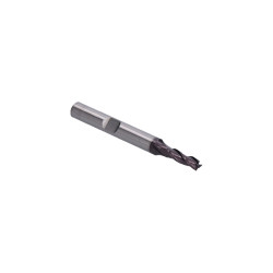 Valcová fréza Ø4mm, HSSCo8, DIN 844K, TiAlN povlak, valcová stopka s plôškou (Weldon) podľa DIN 1835 B Valcová fréza Ø4mm, HSSCo8, DIN 844K, TiAlN povlak, valcová stopka s plôškou (Weldon) podľa DIN 1835 B